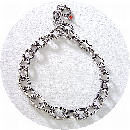 Herm Sprenger Stainless Steel 4.0mm Fur Saver Short Link Dog Collars